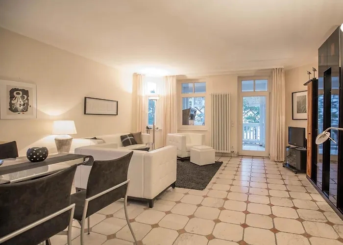 아파트 Strandvillen - Mit Meerblick, 1 Schlafzimmer Und Balkon Sv-618